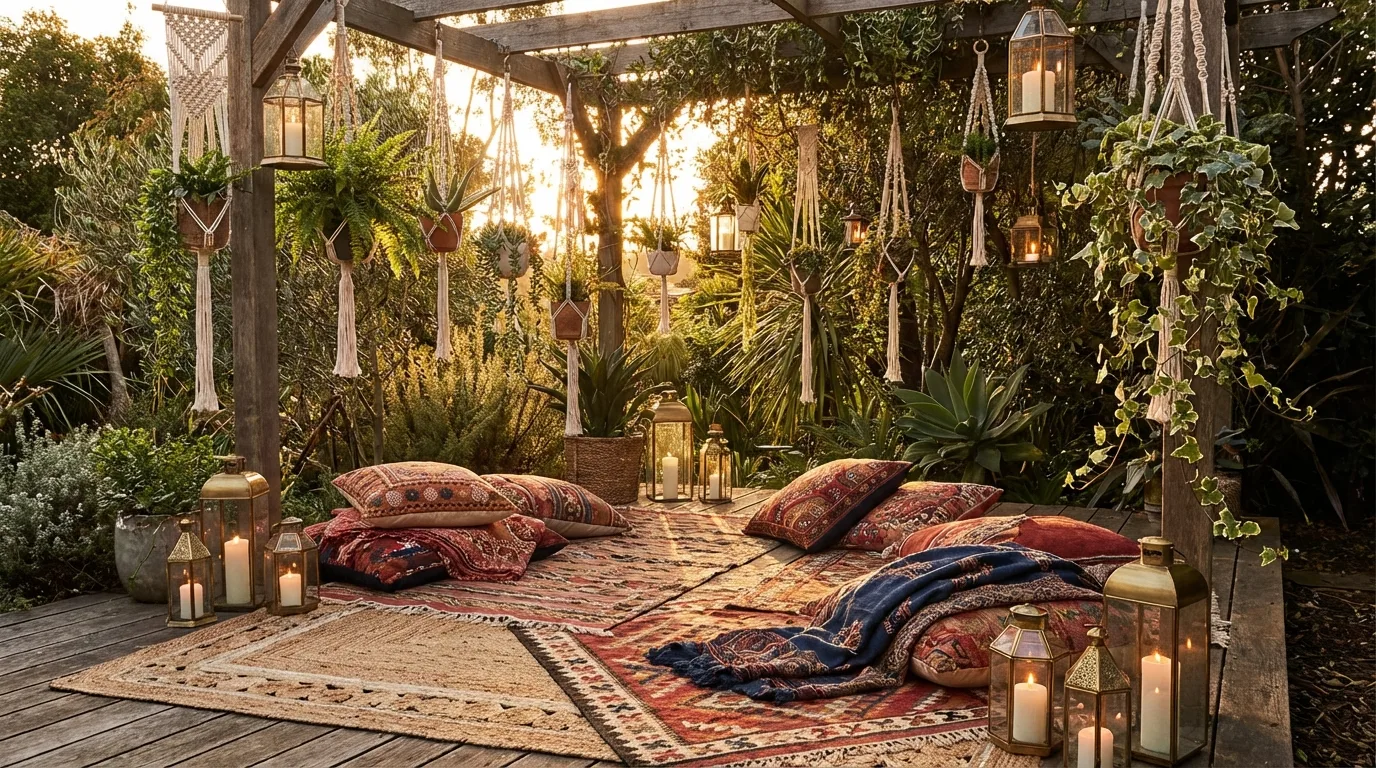 Garden Nook With Fountain Sound